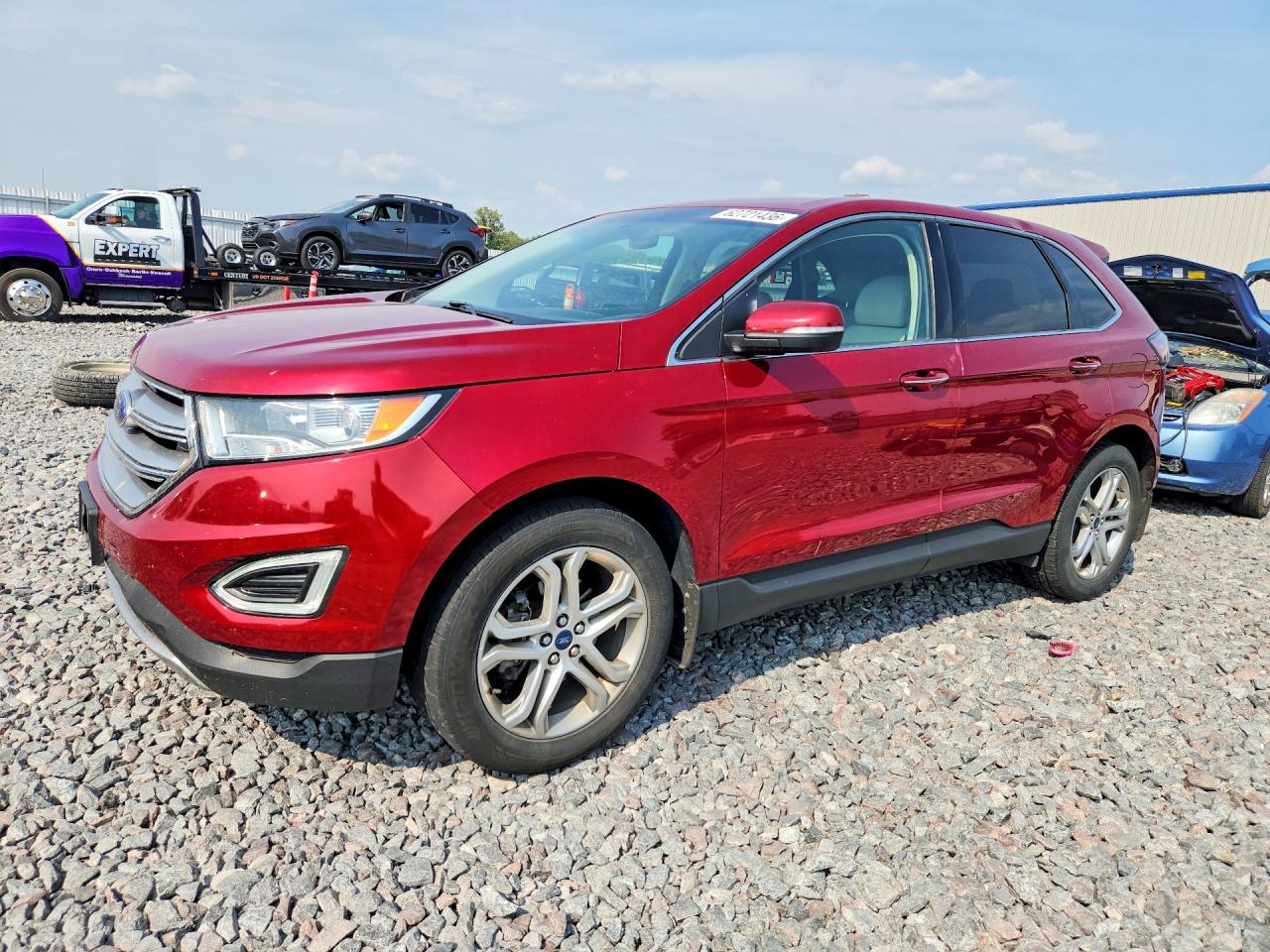 2017 FORD EDGE TITANIUM | 2FMPK3K91HBB72498 | UPCARS