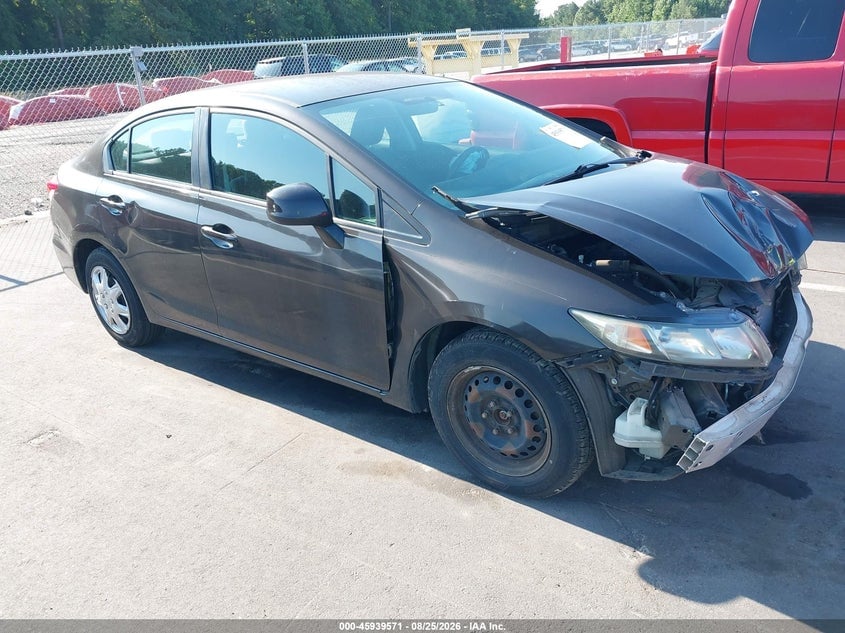 2013 HONDA CIVIC LX | 2HGFB2F50DH510791 | UPCARS