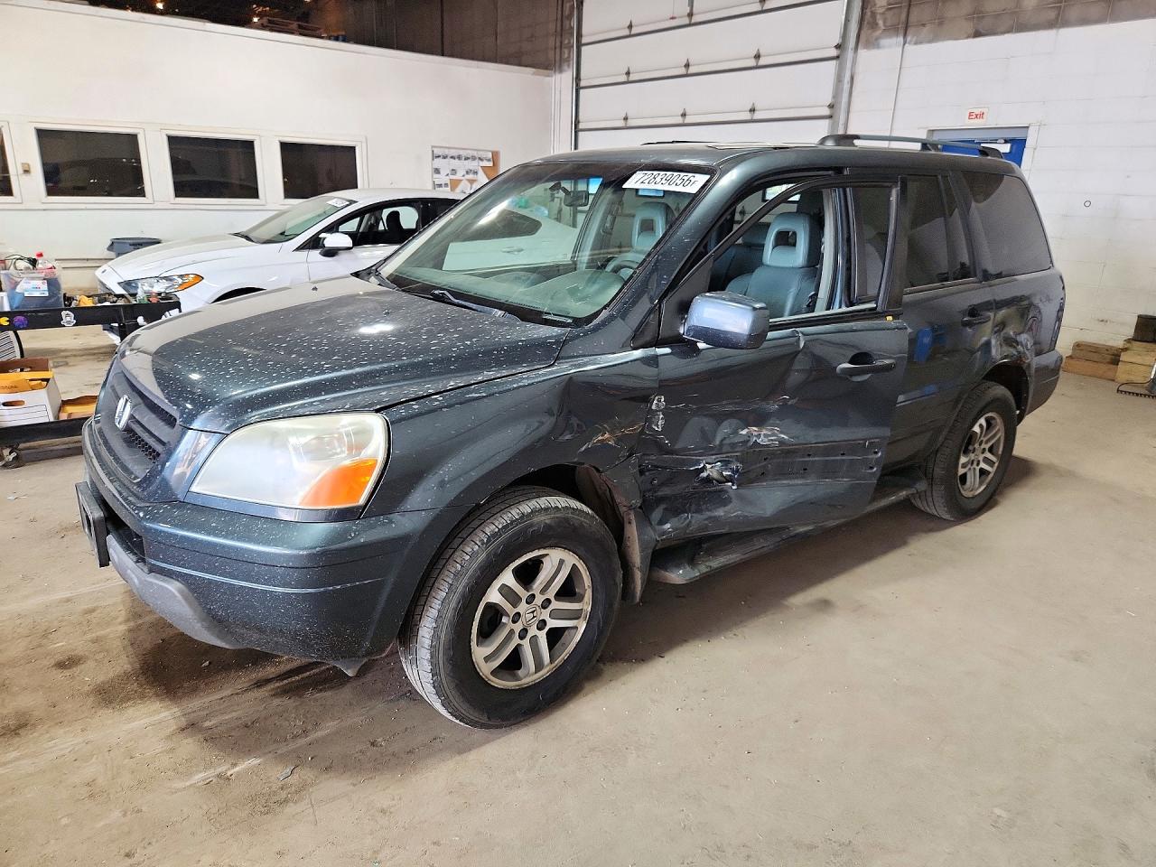 2004 HONDA PILOT EXL | 5FNYF18574B010247 | UPCARS