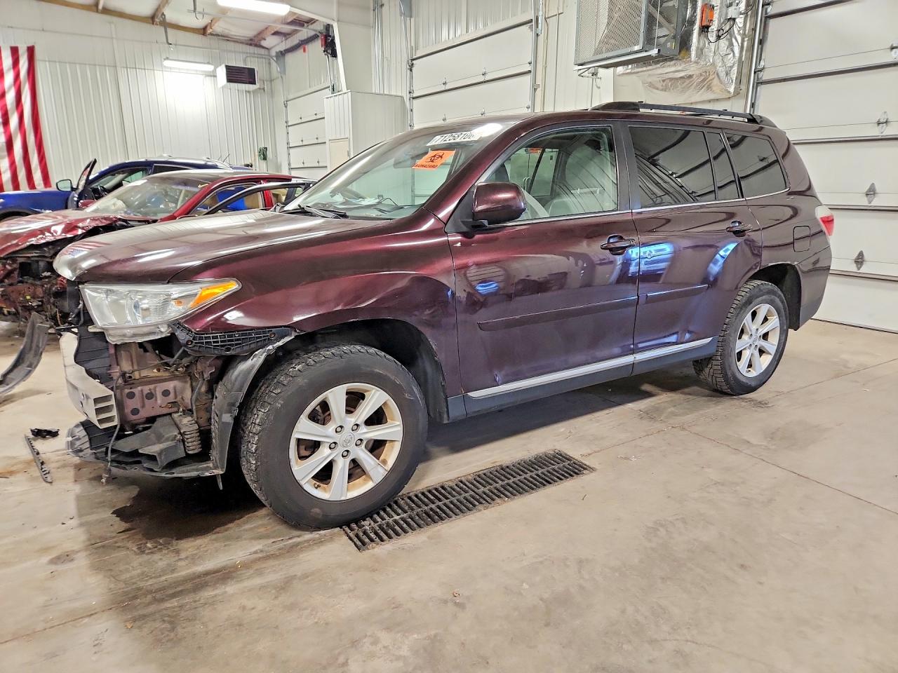 2012 TOYOTA HIGHLANDER SE | 5TDBK3EH2CS134240 | UPCARS