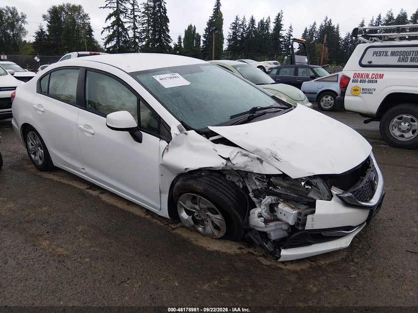 2013 HONDA CIVIC LX | 19XFB2F53DE236240 | UPCARS