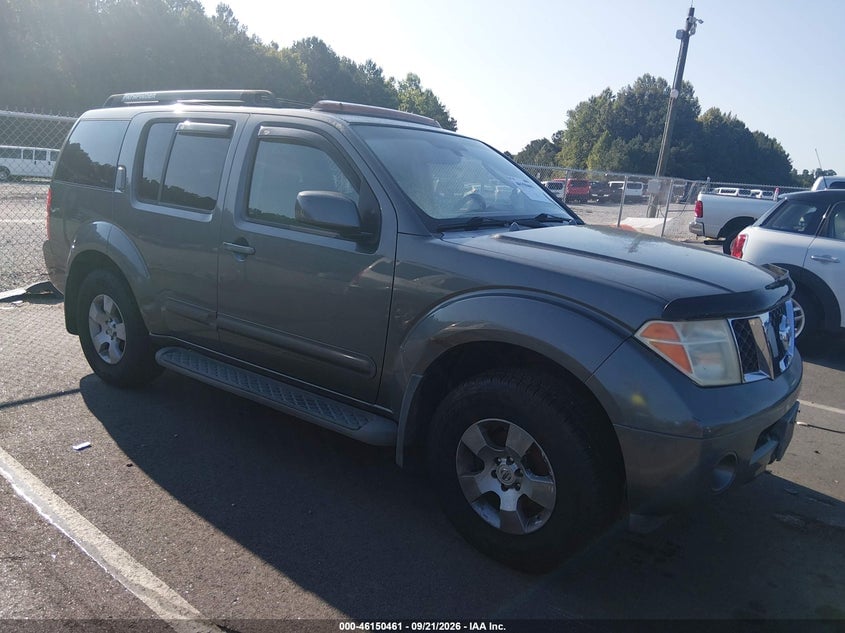 2007 NISSAN PATHFINDER SE | 5N1AR18W37C607149 | UPCARS