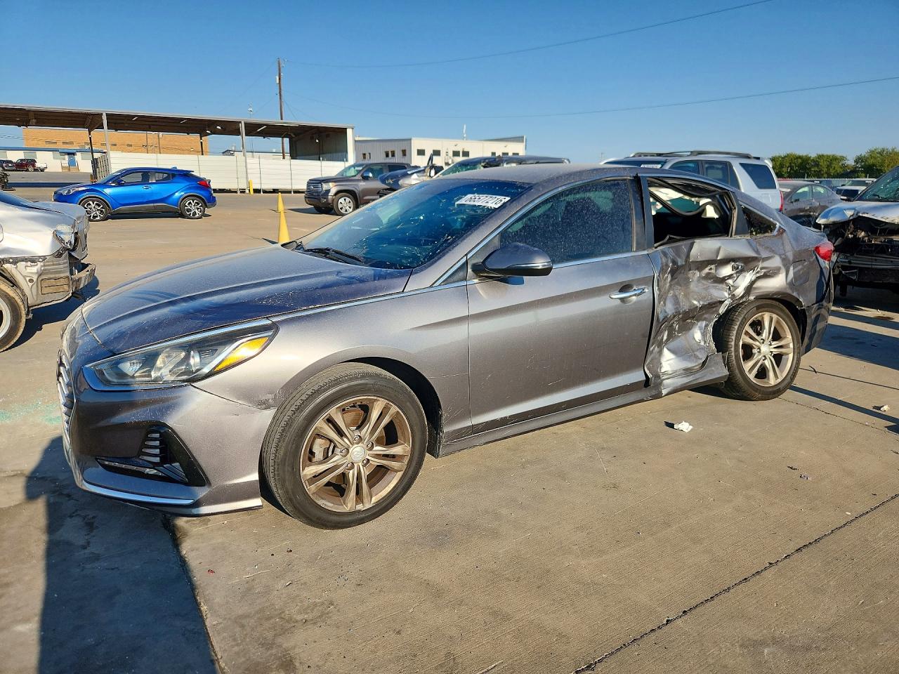 2018 HYUNDAI SONATA SEL | 5NPE34AF5JH674124 | UPCARS