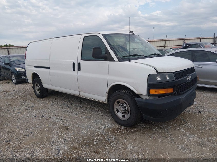 2021 CHEVROLET EXPRESS CARGO RWD 2500 EXTENDED WHEELBASE WT | 1GCWGBF77M1174122 | UPCARS