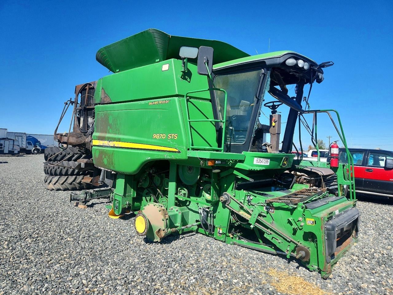 2011 JOHN DEERE 9870 STS COMBINE | 1H09870SAB0740549 | UPCARS