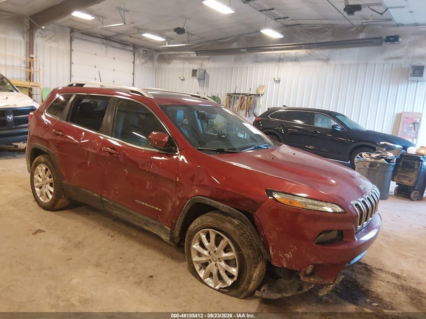 2016 JEEP CHEROKEE LIMITED | 1C4PJMDS3GW373104 | UPCARS