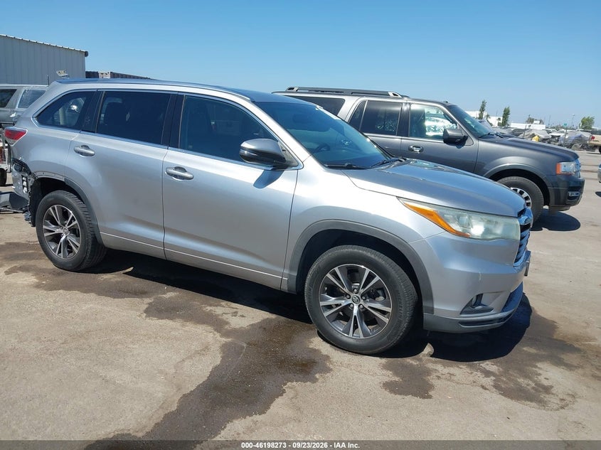 2016 TOYOTA HIGHLANDER XLE | 5TDKKRFH1GS506271 | UPCARS