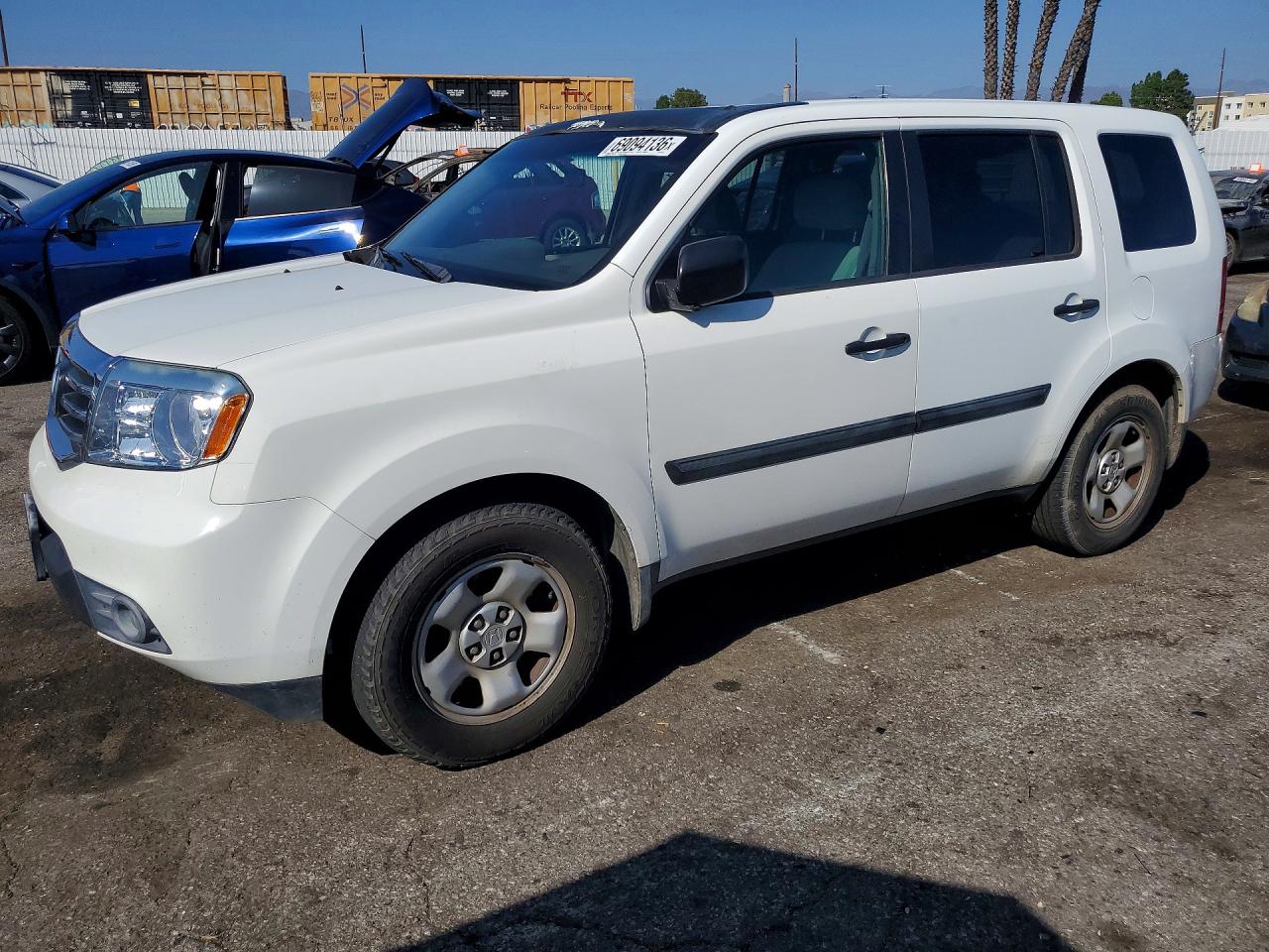 2014 HONDA PILOT LX | 5FNYF3H27EB010753 | UPCARS