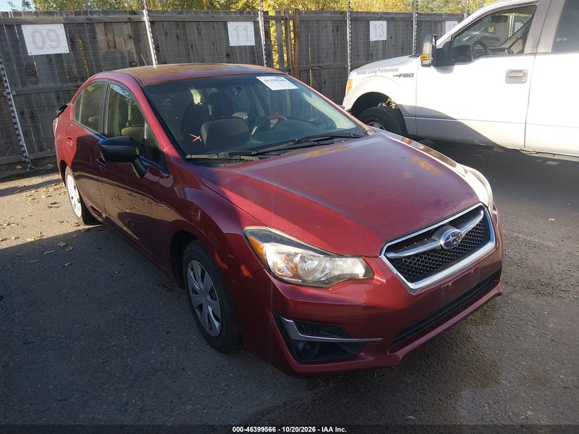 2016 SUBARU IMPREZA 2.0I | JF1GJAA6XGH020391 | UPCARS