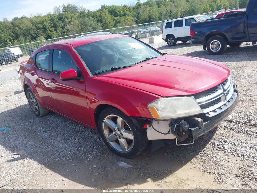 2012 DODGE AVENGER SXT PLUS | 1C3CDZEG0CN212405 | UPCARS