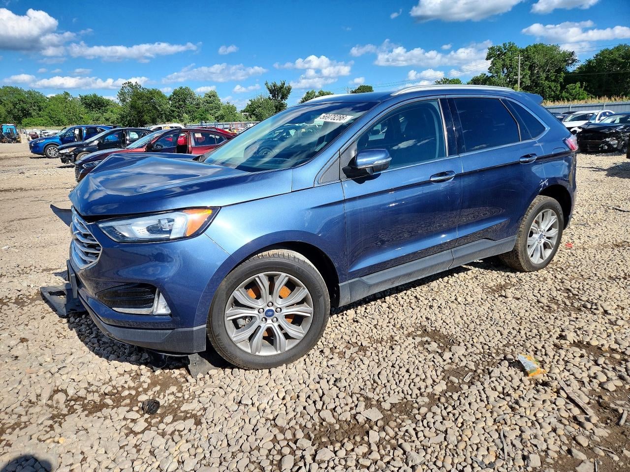 2019 FORD EDGE TITANIUM | 2FMPK4K93KBB22652 | UPCARS