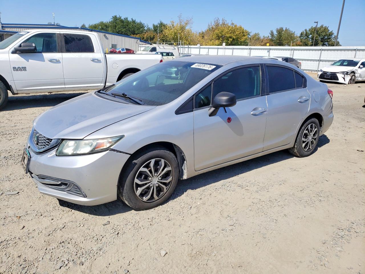 2013 HONDA CIVIC LX | 19XFB2F5XDE203073 | UPCARS