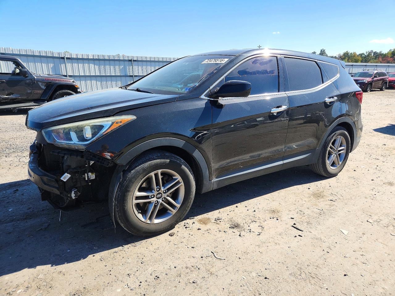 2017 HYUNDAI SANTA FE 2.4L | 5NMZTDLB1HH030803 | UPCARS