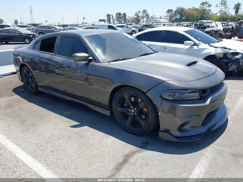 2019 DODGE CHARGER SCAT PACK RWD | 2C3CDXGJ6KH635591 | UPCARS