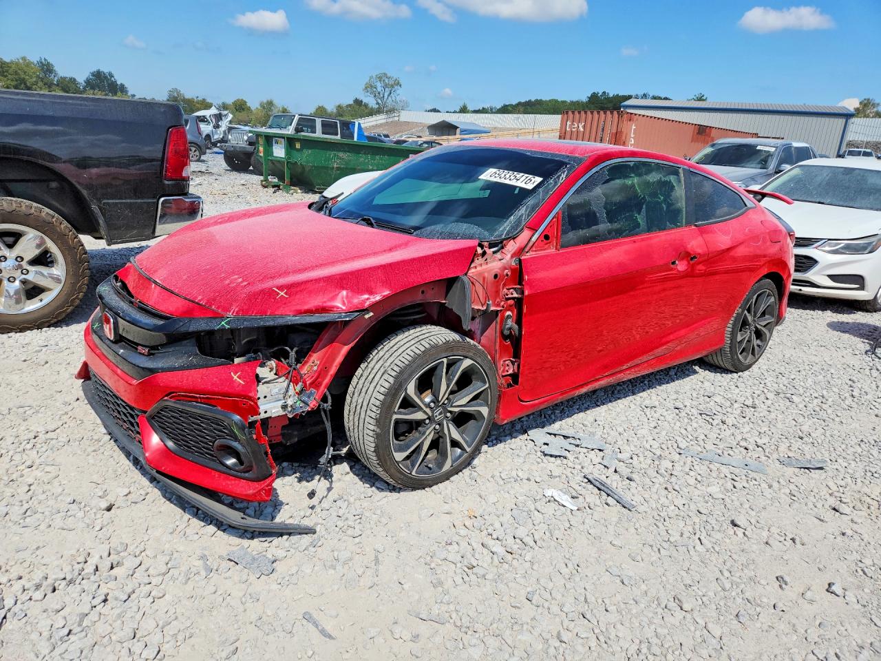 2018 HONDA CIVIC SI | 2HGFC3A58JH750273 | UPCARS