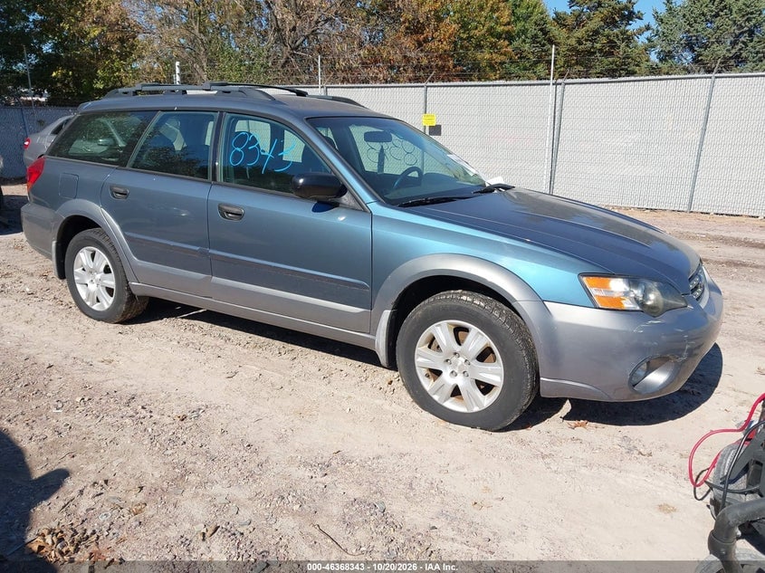 2005 SUBARU OUTBACK 2.5I | 4S4BP61C456387927 | UPCARS
