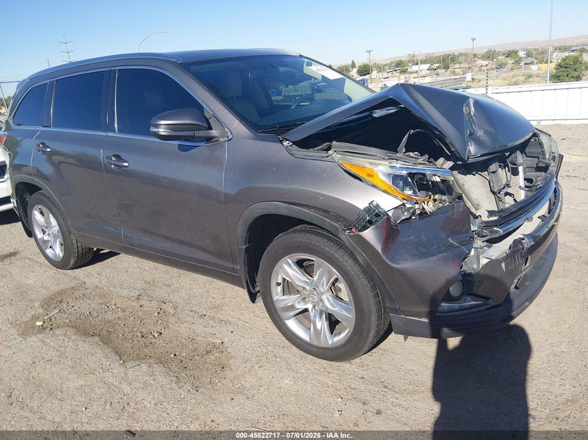 2014 TOYOTA HIGHLANDER LIMITED V6 | 5TDDKRFH5ES043167 | UPCARS