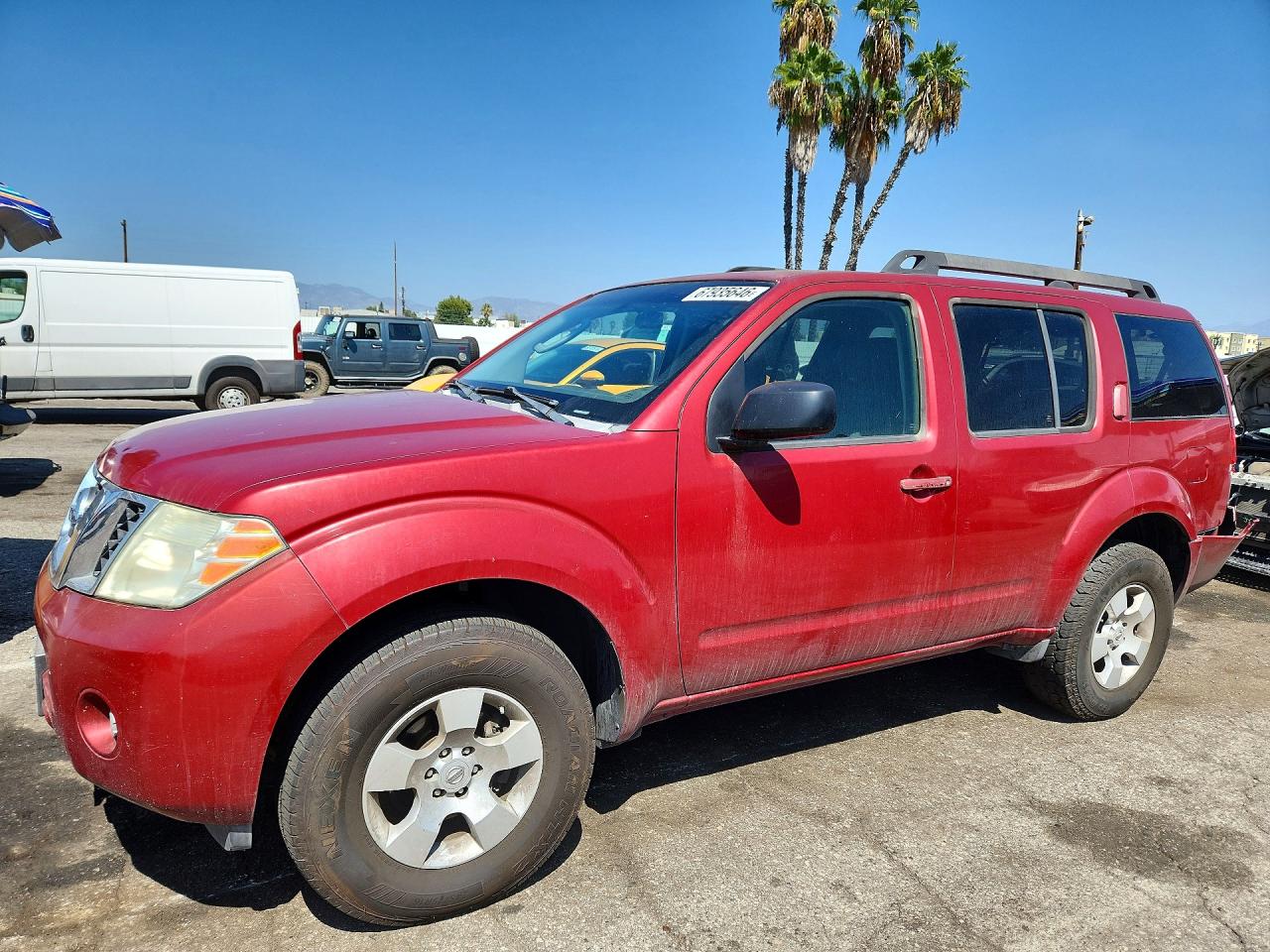 2008 NISSAN PATHFINDER S | 5N1AR18U18C645642 | UPCARS