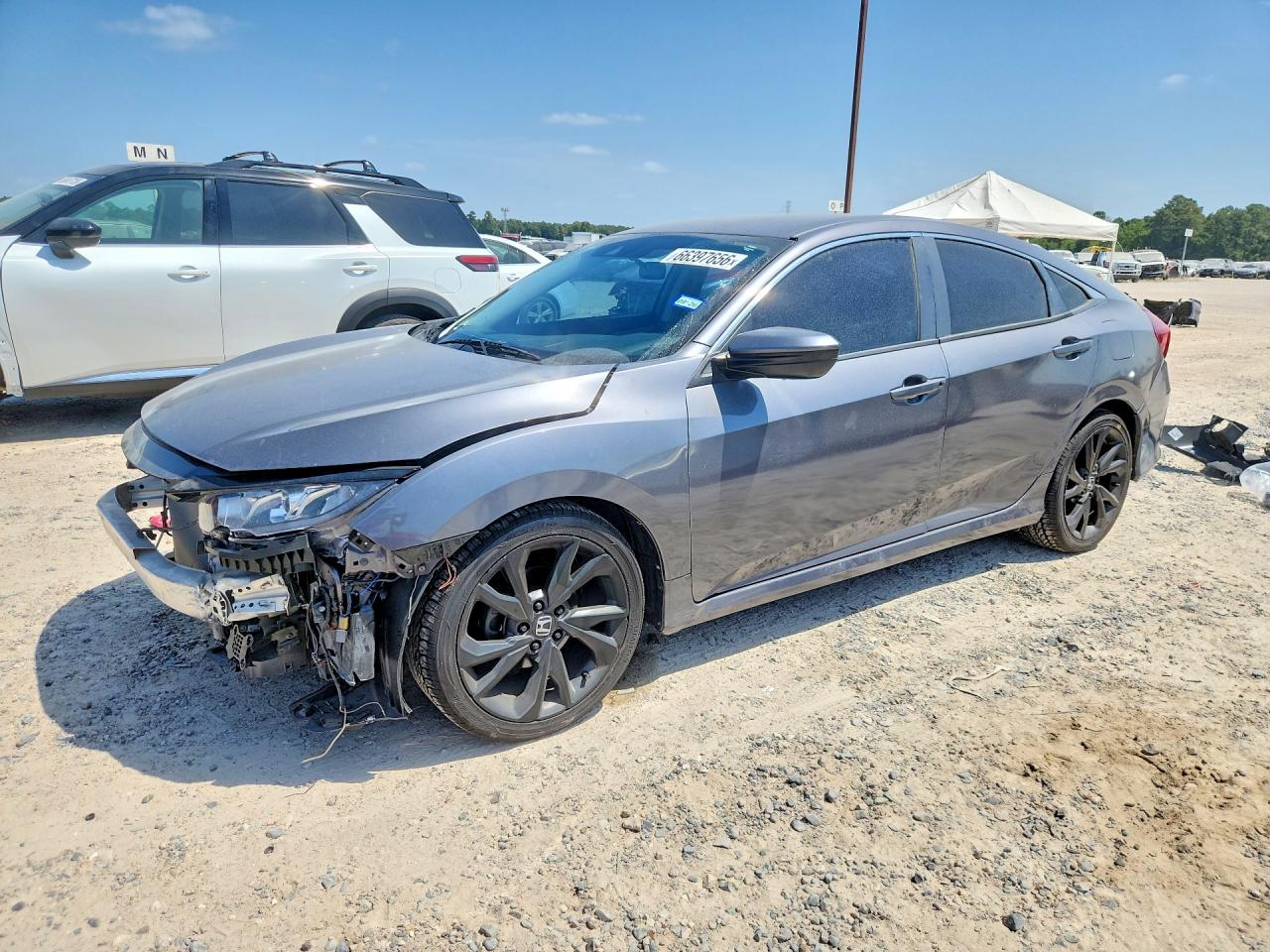 2021 HONDA CIVIC LX | 2HGFC2F62MH513083 | UPCARS