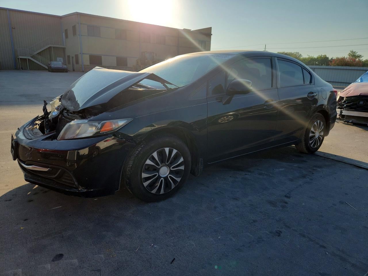 2013 HONDA CIVIC LX | 2HGFB2F58DH574559 | UPCARS