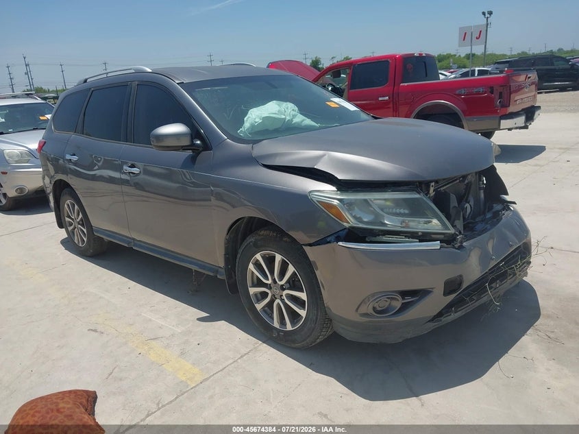 2016 NISSAN PATHFINDER S | 5N1AR2MNXGC604655 | UPCARS