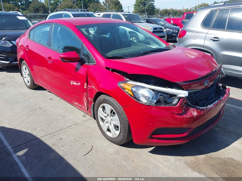 2016 KIA FORTE LX | KNAFK4A60G5575000 | UPCARS