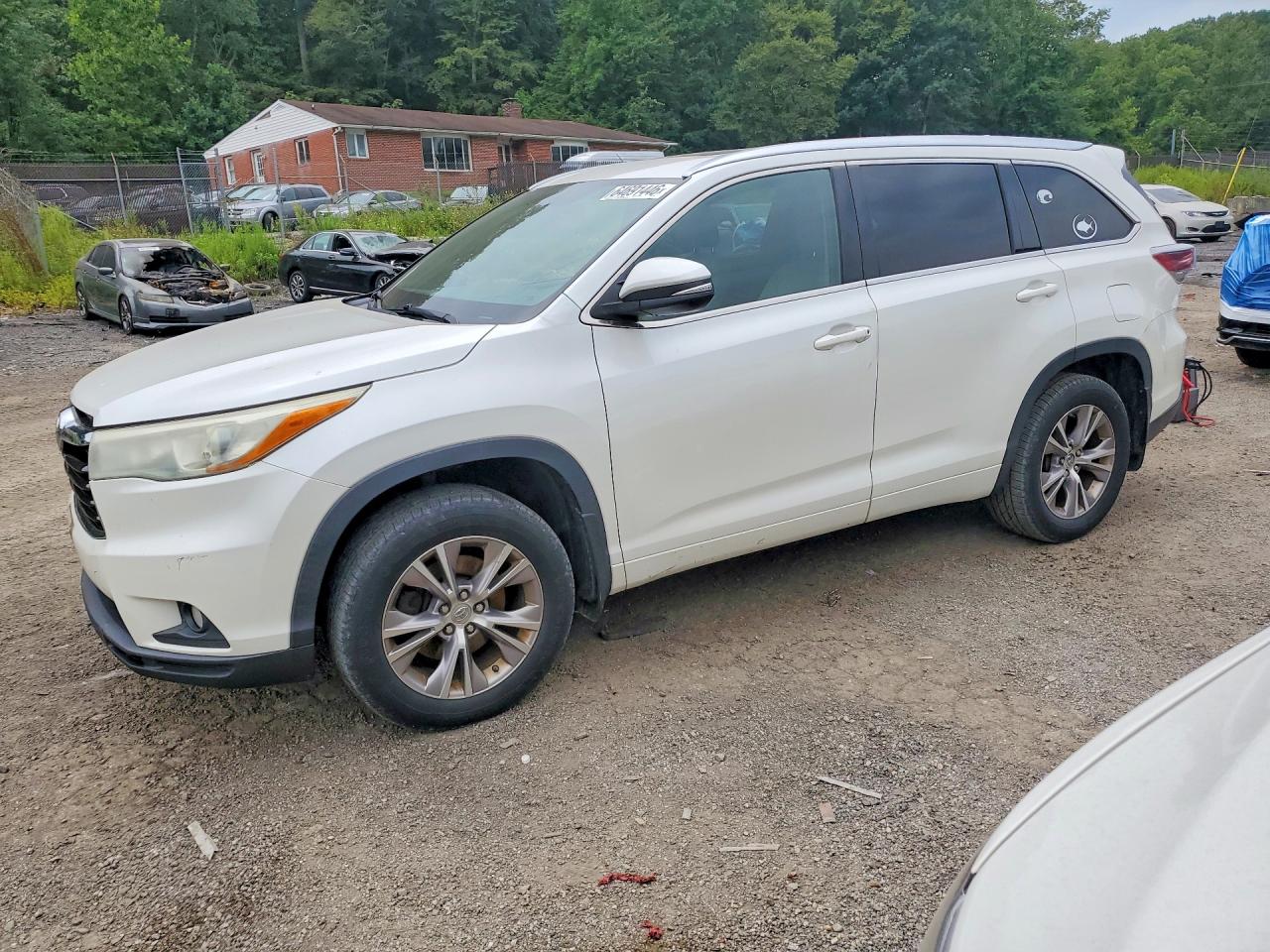 2015 TOYOTA HIGHLANDER XLE | 5TDJKRFH8FS174176 | UPCARS