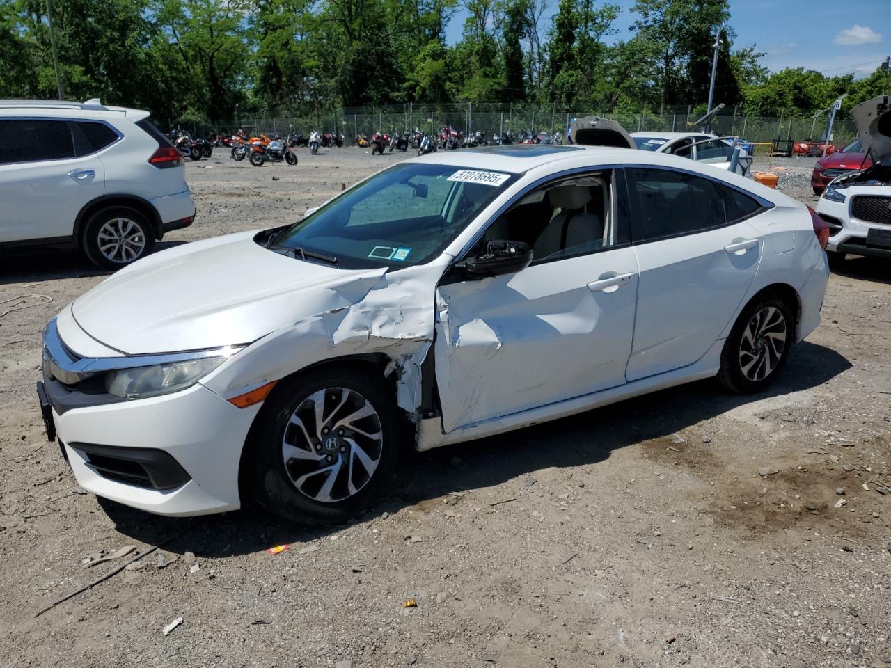 2016 HONDA CIVIC EX | 2HGFC2F75GH517335 | UPCARS