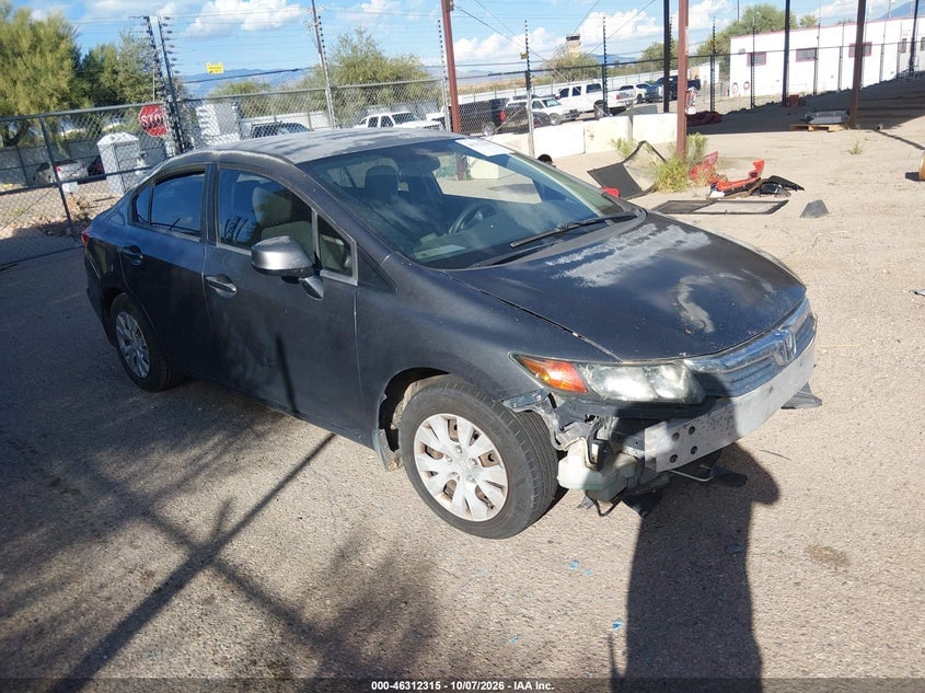 2012 HONDA CIVIC LX | 19XFB2F59CE346501 | UPCARS
