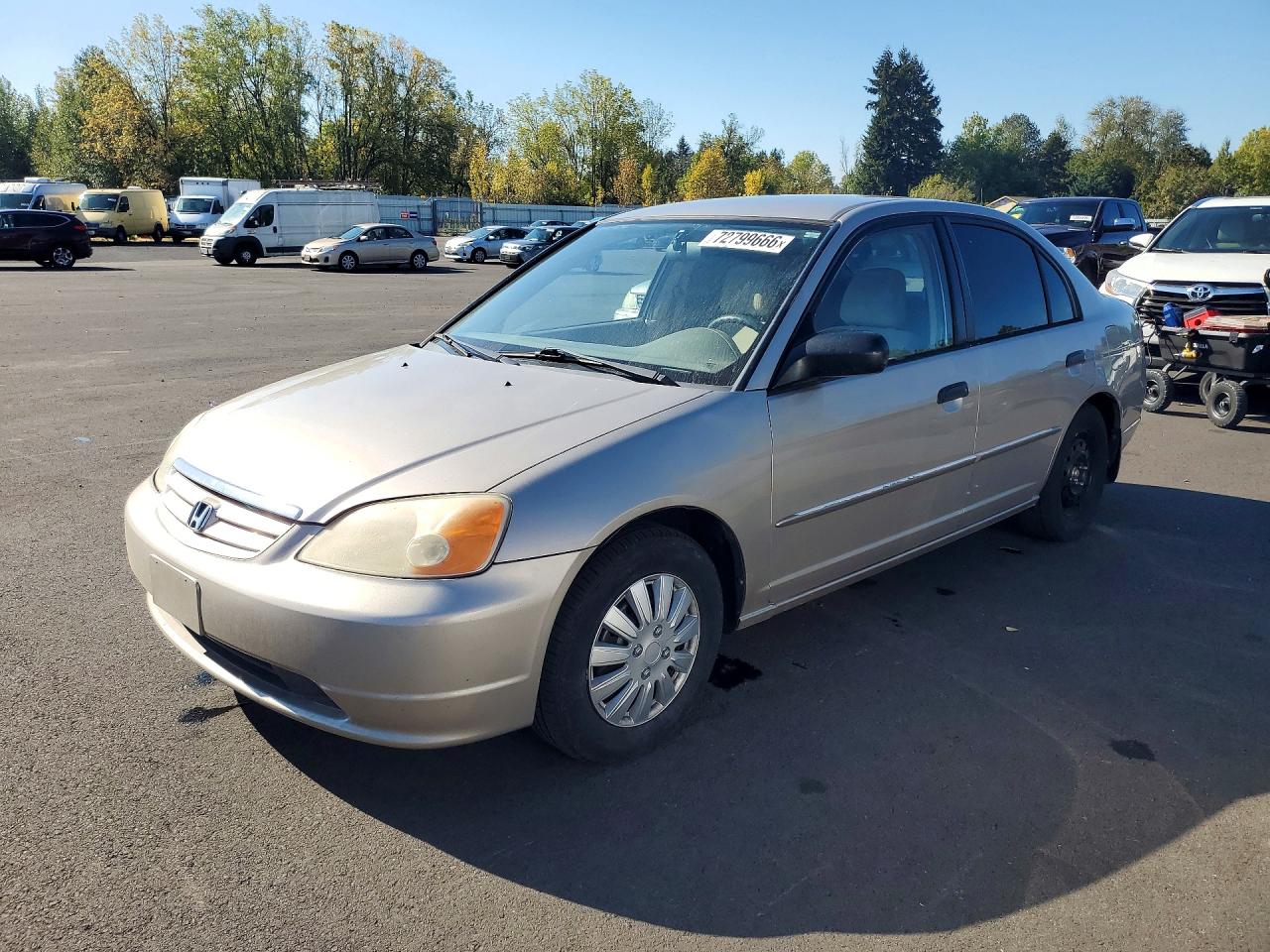 2001 HONDA CIVIC LX | 1HGES16511L006982 | UPCARS