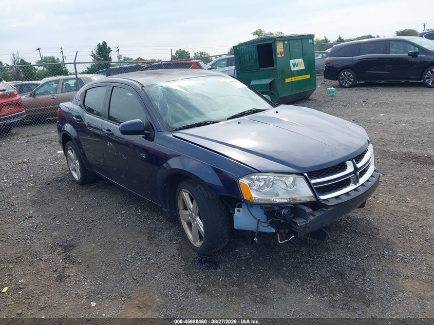 2013 DODGE AVENGER SXT | 1C3CDZCB8DN739617 | UPCARS