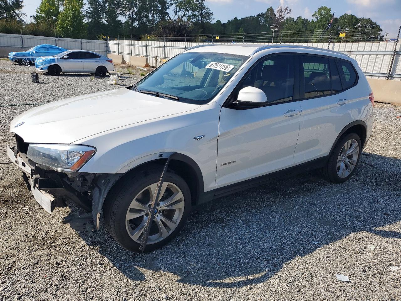 2016 BMW X3 XDRIVE28I | 5UXWX9C57G0D77308 | UPCARS