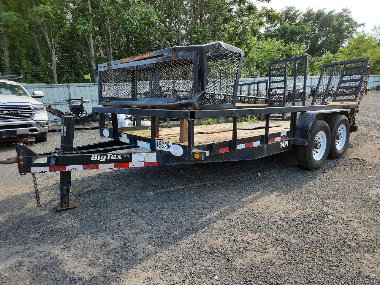 2017 BIGTEX UNKNOWN BIG TEX 14PI-16 EQUIPMENT TRAILER | 16VPX1627H2041271 | UPCARS