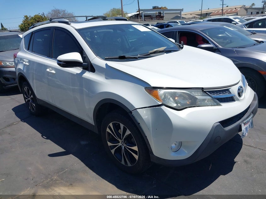 2015 TOYOTA RAV4 LIMITED | 2T3YFREV7FW190751 | UPCARS