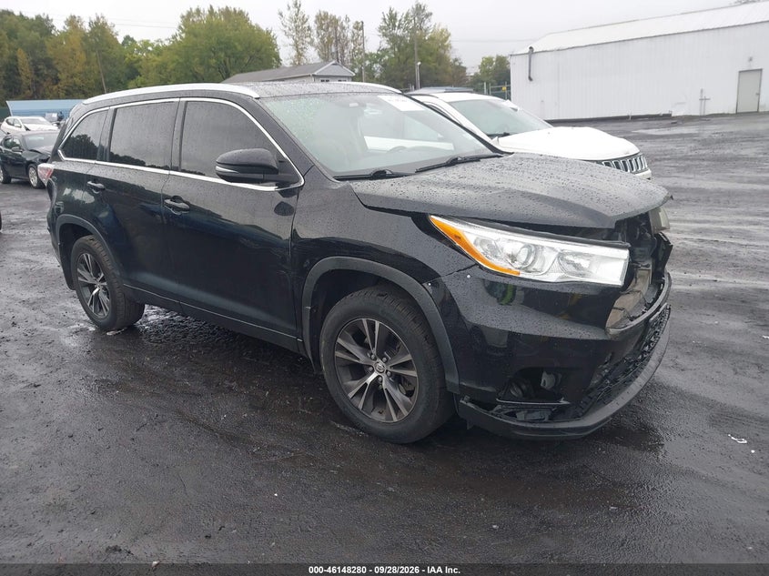 2016 TOYOTA HIGHLANDER XLE V6 | 5TDJKRFH4GS230969 | UPCARS