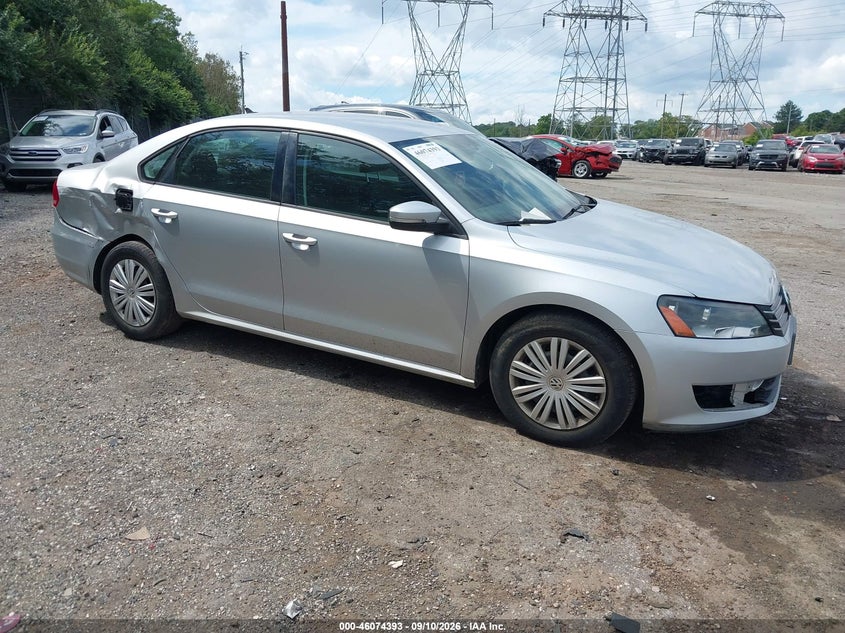 2014 VOLKSWAGEN PASSAT 2.5L S | 1VWAP7A32EC026538 | UPCARS