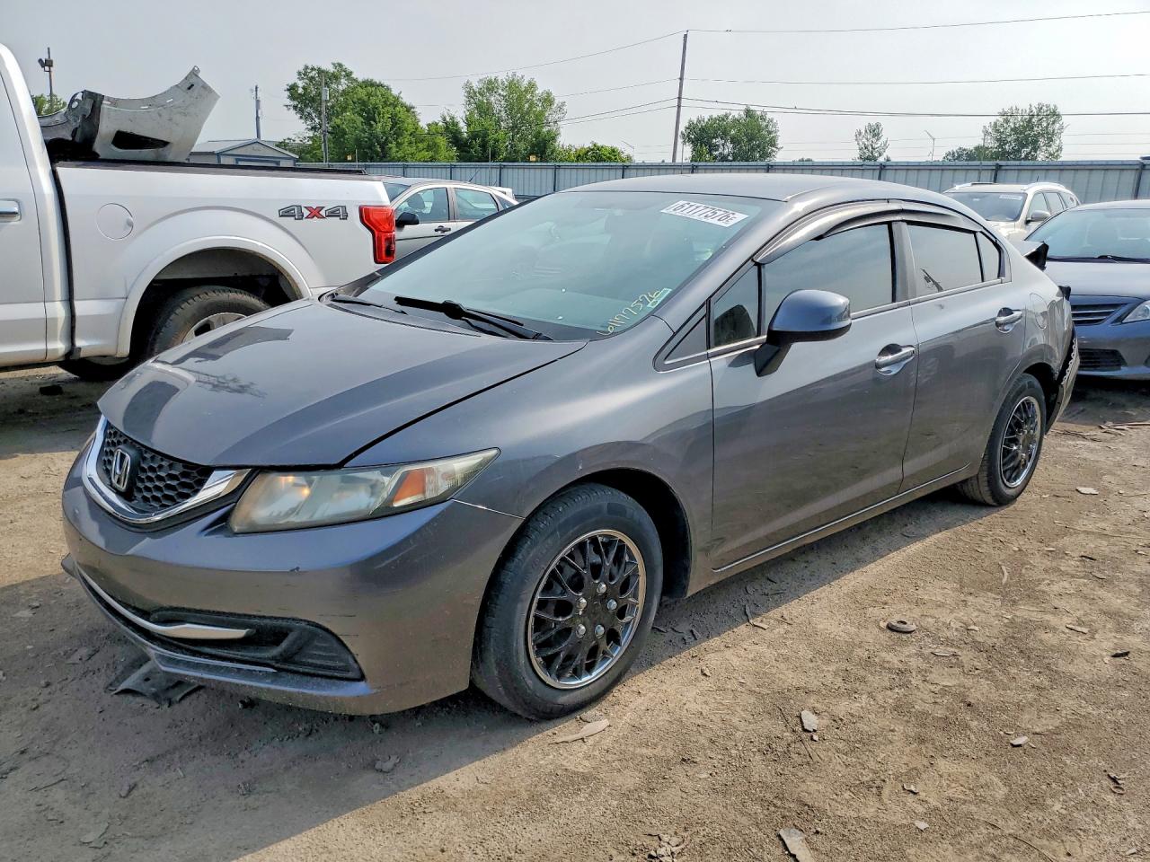 2013 HONDA CIVIC LX | 2HGFB2F57DH538765 | UPCARS