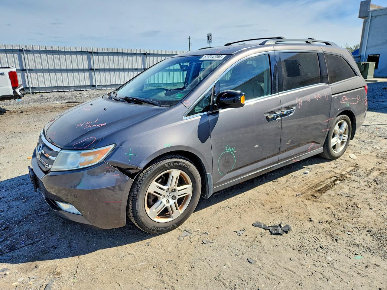 2013 HONDA ODYSSEY TOURING | 5FNRL5H94DB011539 | UPCARS