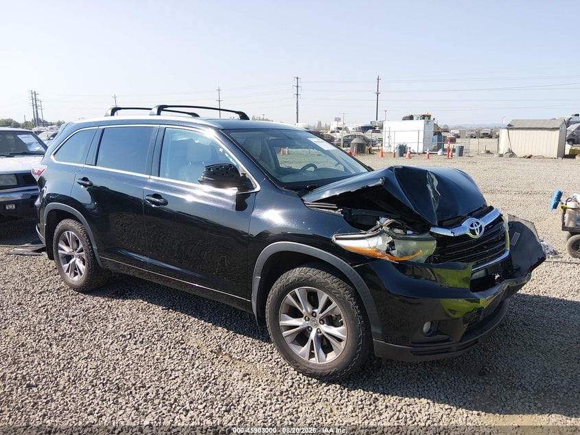 2015 TOYOTA HIGHLANDER XLE V6 | 5TDJKRFH4FS102214 | UPCARS