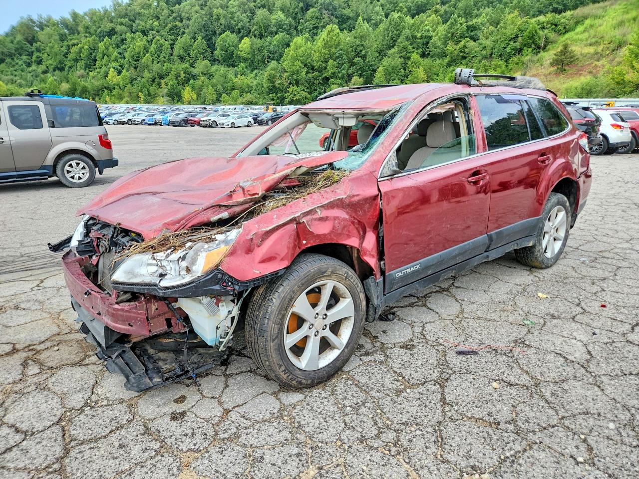 2014 SUBARU OUTBACK 2.5I PREMIUM | 4S4BRCCCXE3208555 | UPCARS