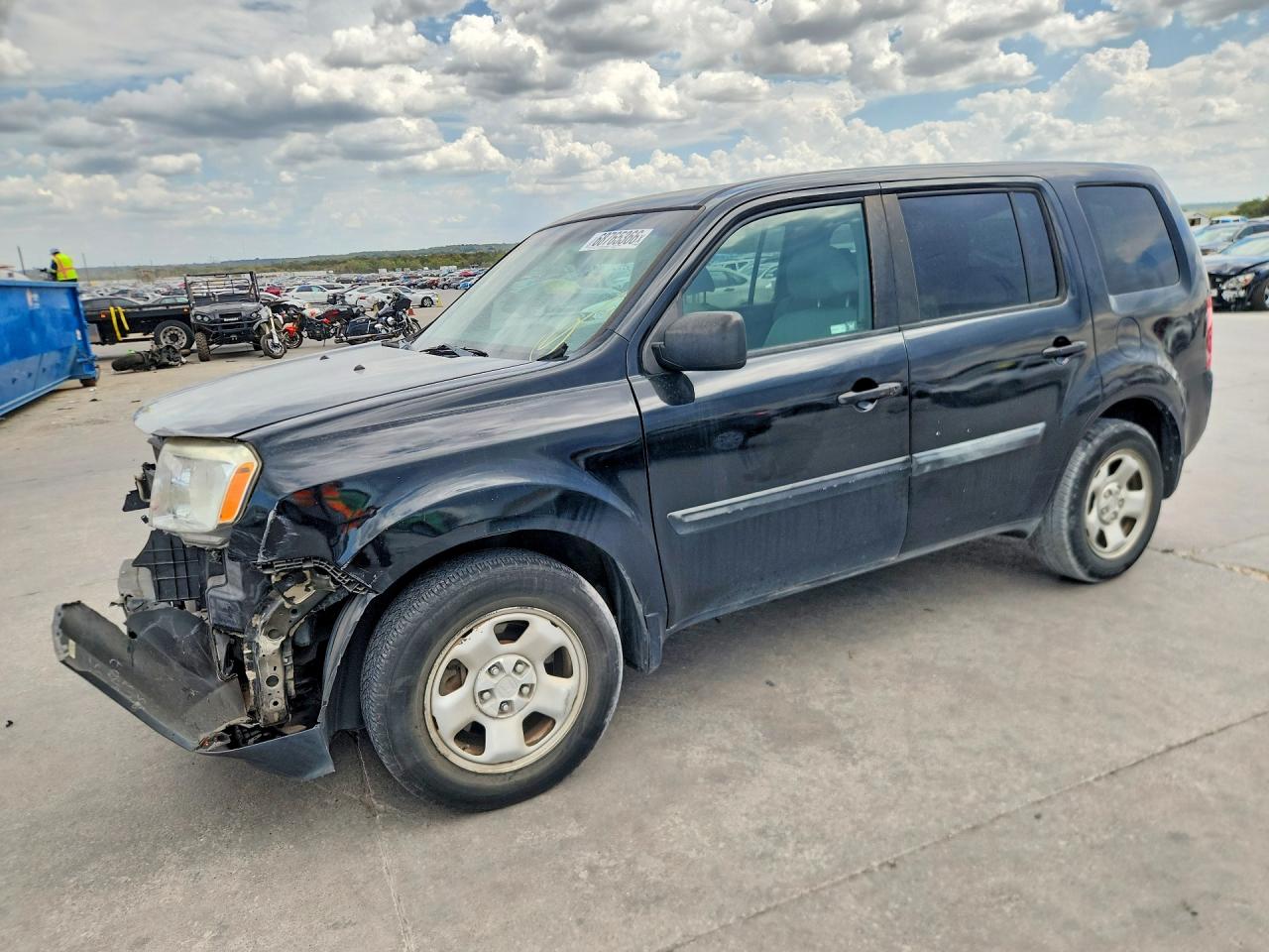 2012 HONDA PILOT LX | 5FNYF3H25CB032568 | UPCARS