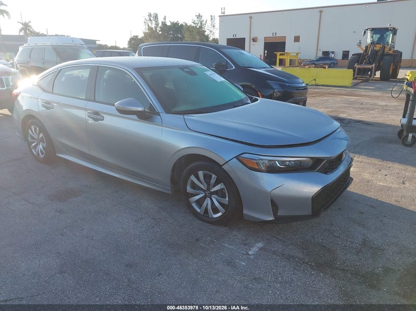 2025 HONDA CIVIC LX | 2HGFE2F22SH596597 | UPCARS
