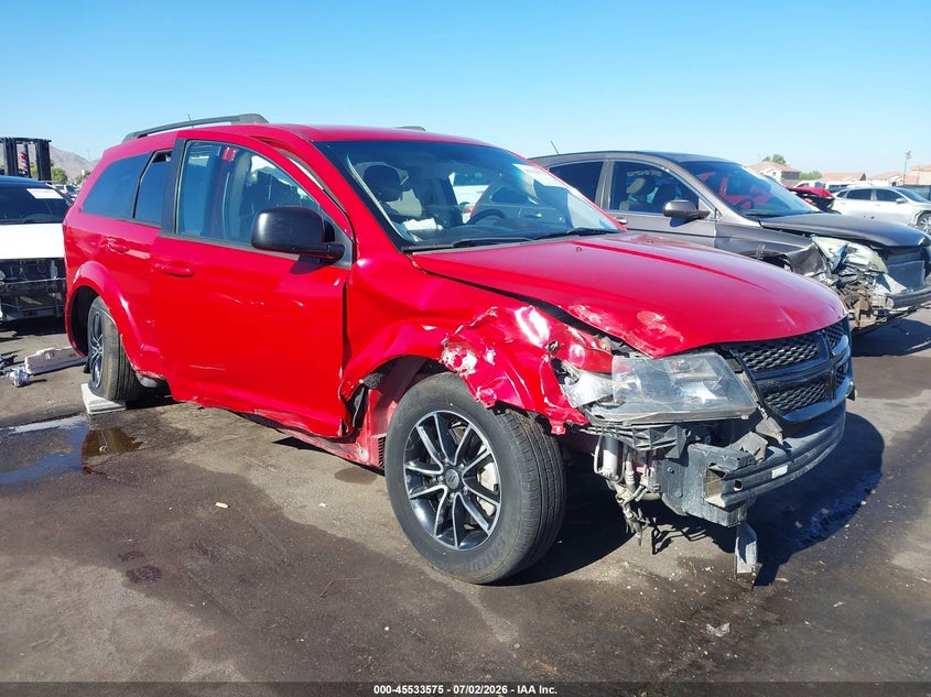 2018 DODGE JOURNEY SE | 3C4PDCABXJT274766 | UPCARS