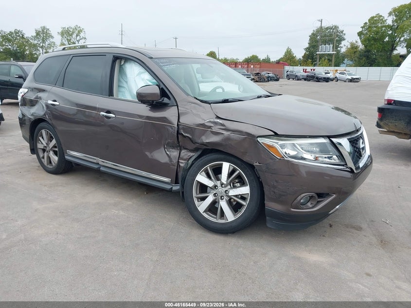 2015 NISSAN PATHFINDER PLATINUM | 5N1AR2MN4FC639853 | UPCARS