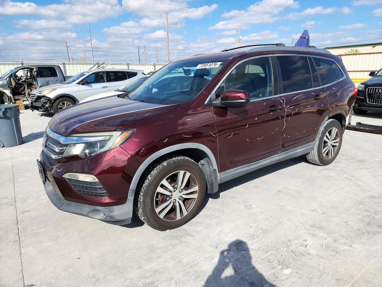 2016 HONDA PILOT EXL | 5FNYF5H85GB027733 | UPCARS