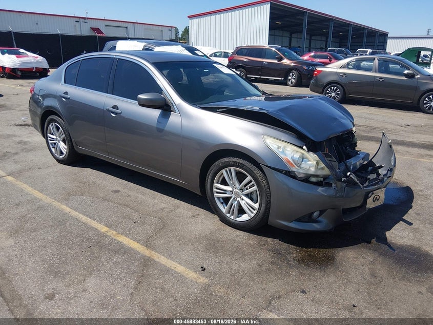 2012 INFINITI G25X | JN1DV6AR0CM861245 | UPCARS