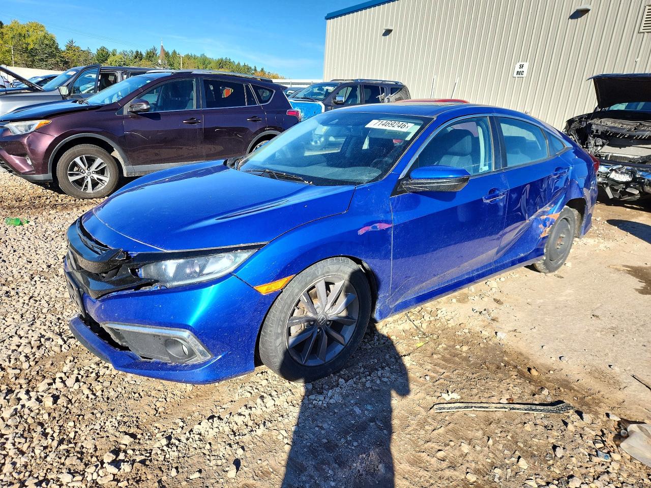 2019 HONDA CIVIC EX | 19XFC1F34KE014230 | UPCARS