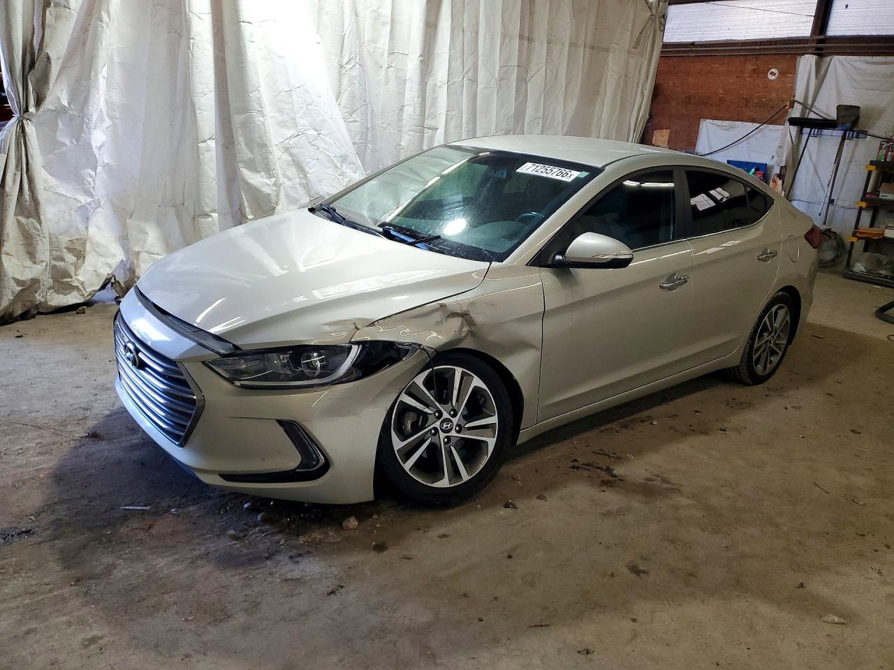 2017 HYUNDAI ELANTRA LIMITED | 5NPD84LF3HH064002 | UPCARS