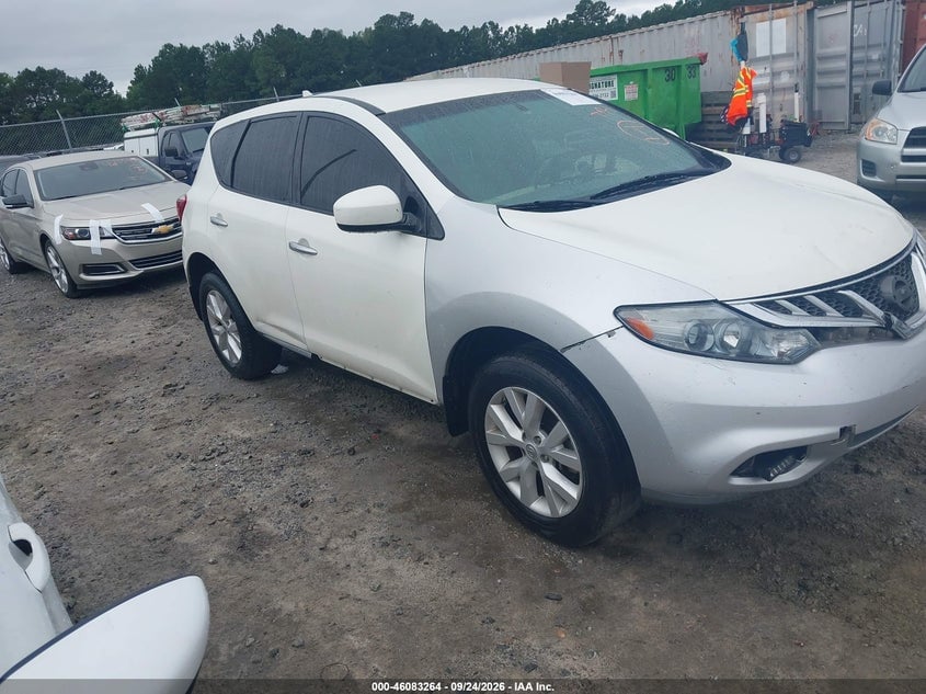 2012 NISSAN MURANO S | JN8AZ1MU9CW109091 | UPCARS