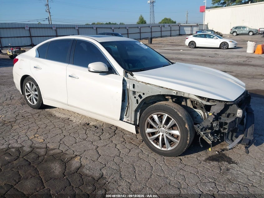 2014 INFINITI Q50 PREMIUM/SPORT | JN1BV7APXEM684010 | UPCARS